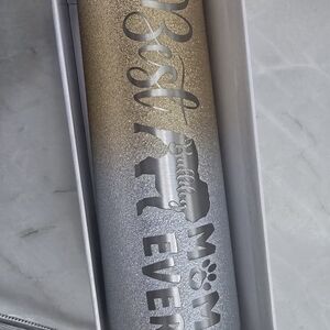 Bedazzled Drinking Cup with straw and cleaning brush